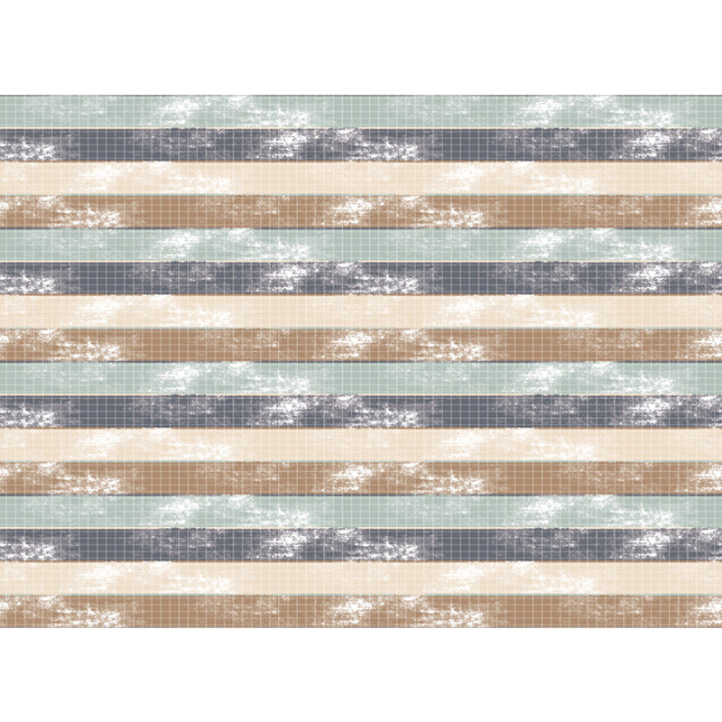 Simple Modern Rug in Green and Yellow Stripes Pattern Rug Polyester Stain-Resistant Carpet for Home Decoration Clearhalo 'Area Rug' 'Modern' 'Rugs' Rug' 1693225