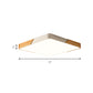 Bedroom Ceiling Light Square, Nordic Green Flush Mount Lighting with Wood and Acrylic Shade for Children Clearhalo 'Ceiling Lights' 'Close To Ceiling Lights' 'Close to ceiling' 'Flush mount' Lighting' 169331