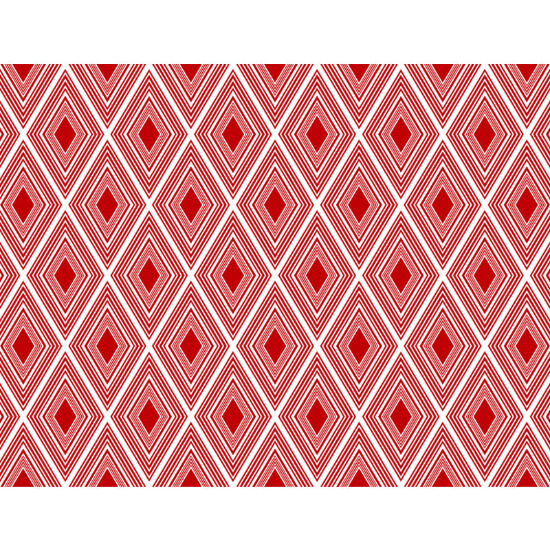 Red Bedroom Rug Modern Plaid Diamond Pattern Area Rug Polyester Washable Stain-Resistant Carpet Clearhalo 'Area Rug' 'Modern' 'Rugs' Rug' 1693671