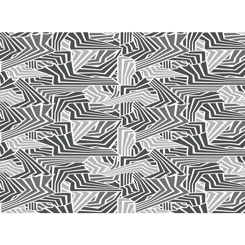 Modern Living Room Rug in Grey Abstract Twisted Line Print Rug Polyester Non-Slip Backing Area Rug Clearhalo 'Area Rug' 'Modern' 'Rugs' Rug' 1693728