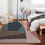 Modern Living Room Rug Colorful Color Block Irregular Shape Print Rug Polyester Anti-Slip Area Rug Black Clearhalo 'Area Rug' 'Modern' 'Rugs' Rug' 1693742
