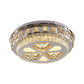 Crystal Round Flush Mount Lamp Simple LED Close to Ceiling Light in Stainless-Steel with Diamond Design Clearhalo 'Ceiling Lights' 'Close To Ceiling Lights' 'Close to ceiling' 'Flush mount' Lighting' 1694172