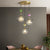 Opal Glass Global Hanging Light Cartoon 3-Bulb White/Clear/Smoky Pendant Lighting with Round/Linear Canopy and Dragonfly Deco Clear Round Clearhalo 'Ceiling Lights' 'Modern Pendants' 'Modern' 'Pendant Lights' 'Pendants' Lighting' 1694354