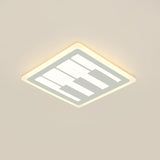 Piano Acrylic Flush Ceiling Light Modern LED White Flush Mount Lighting, Warm/White Light Clearhalo 'Ceiling Lights' 'Close To Ceiling Lights' 'Close to ceiling' 'Flush mount' Lighting' 1695104