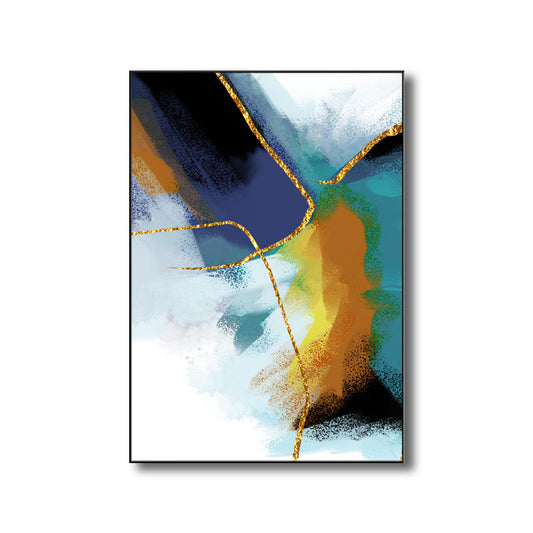 Illustration Painting Modern Style Art Abstract in Blue, Multiple Sizes Available Clearhalo 'Art Gallery' 'Canvas Art' 'Contemporary Art Gallery' 'Modern' Arts' 1695186