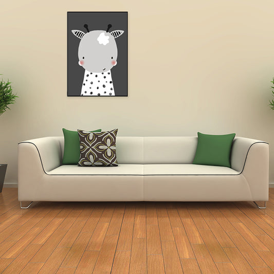 Pastel Color Sheep Painting Textured Kids Style Children's Bedroom Wall Art Print Clearhalo 'Art Gallery' 'Canvas Art' 'Kids' Arts' 1695365