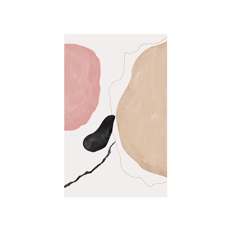 Soft Color Abstract Pattern Canvas Decorative Nordic for Great Room Wall Art Print Clearhalo 'Arts' 'Canvas Art' 1695515