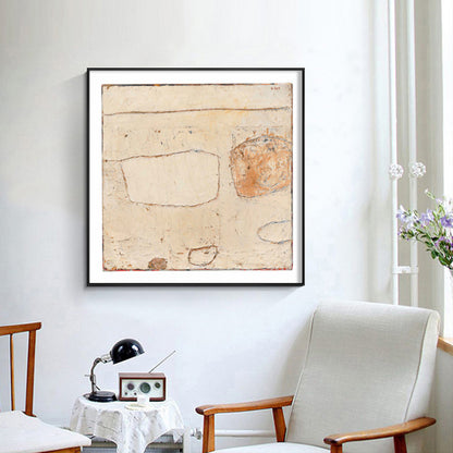 Abstract Pattern Wall Decor Modern Textured Bedroom Canvas, Multiple Size Options Brown Clearhalo 'Art Gallery' 'Canvas Art' 'Contemporary Art Gallery' 'Modern' Arts' 1695586