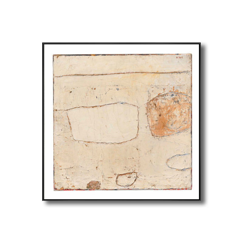 Abstract Pattern Wall Decor Modern Textured Bedroom Canvas, Multiple Size Options Clearhalo 'Art Gallery' 'Canvas Art' 'Contemporary Art Gallery' 'Modern' Arts' 1695589