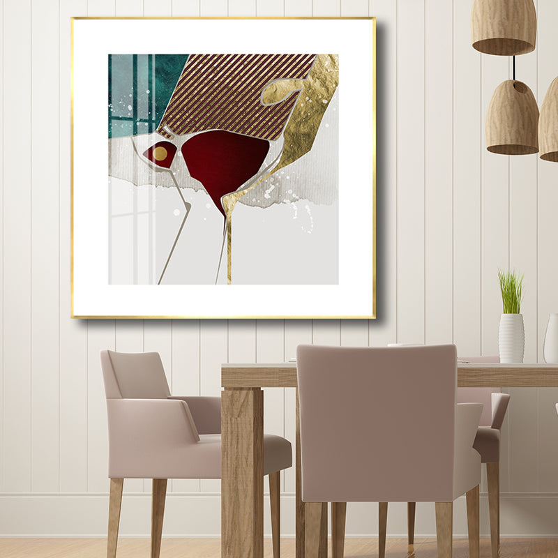 Light Color Abstract Wall Decor Textured Contemporary Style Girls Bedroom Canvas Brown Clearhalo 'Art Gallery' 'Canvas Art' 'Contemporary Art Gallery' 'Modern' Arts' 1695684