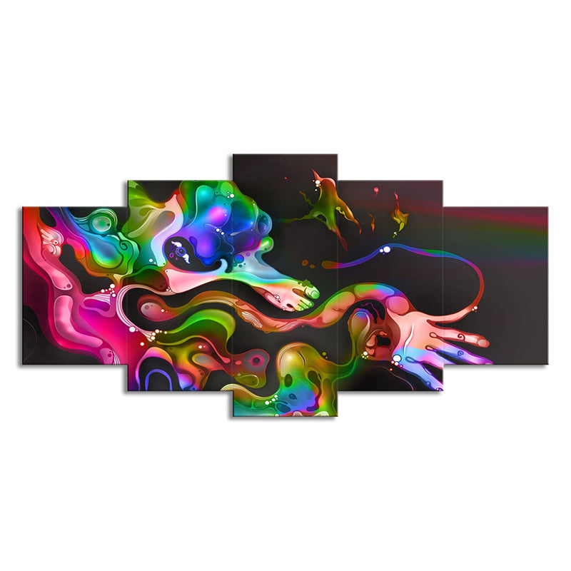 Digital Print Abstract Canvas Art Contemporary Multi-Piece Dining Room Wall Decor Clearhalo 'Art Gallery' 'Canvas Art' 'Contemporary Art Gallery' 'Modern' Arts' 1695974