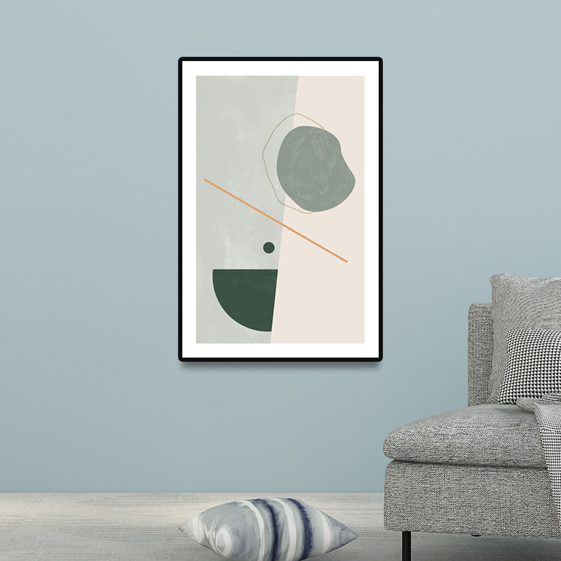 Colorful Abstract Painting Wall Art Home Decor Modernist for Parlor Canvas Prints Green Clearhalo 'Arts' 'Canvas Art' 1696049