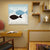 Great Whale Wall Decor Textured Children's Art for Kids Bedroom Painting, Multiple Sizes Blue Design 1 Clearhalo 'Art Gallery' 'Canvas Art' 'Kids' Arts' 1696096