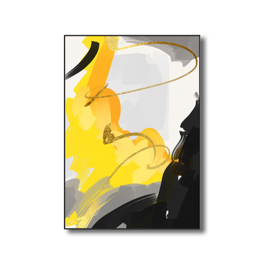 Brush Stroke Canvas for Bathroom Illustration Wall Art Print, Multiple Sizes Options Clearhalo 'Art Gallery' 'Canvas Art' 'Contemporary Art Gallery' 'Modern' Arts' 1696232