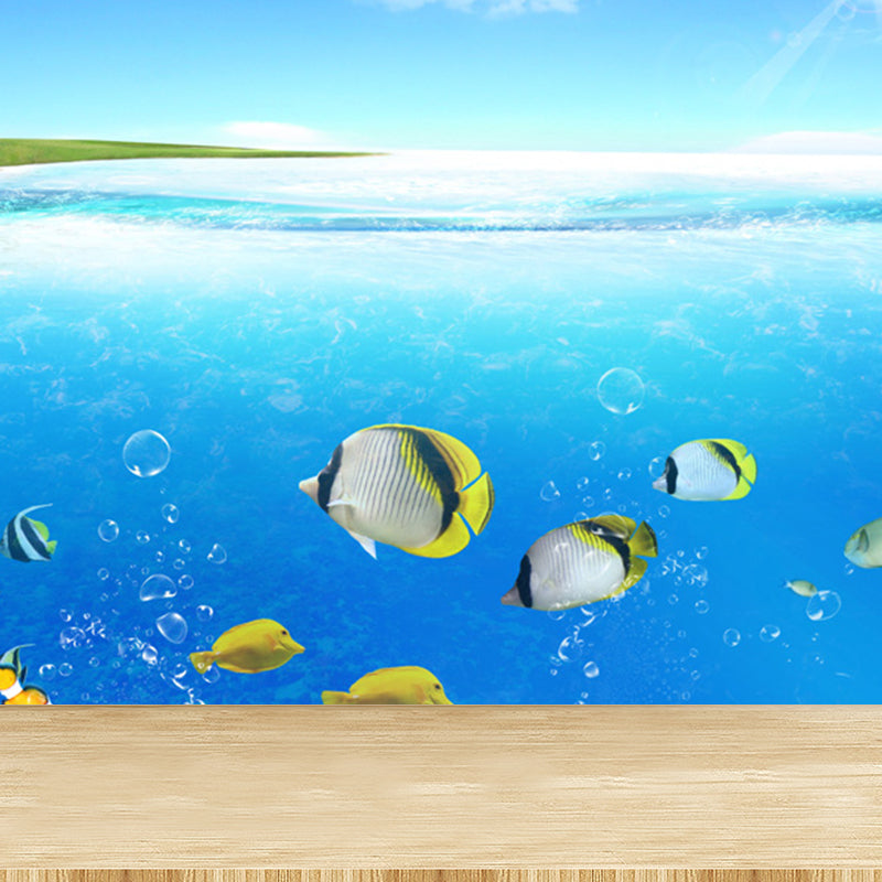 Marine Benthos Wall Mural Kids Style Decorative Children Bedroom Wall Decor, Custom Clearhalo 'Wall Decor' 'Wall Mural' 1696408