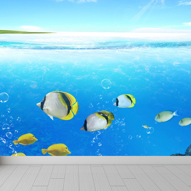 Marine Benthos Wall Mural Kids Style Decorative Children Bedroom Wall Decor, Custom Clearhalo 'Wall Decor' 'Wall Mural' 1696409