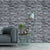 3D Effect Brick Wallpaper Peel and Paste Farmhouse Dining Room Wall Decor, 29.1-sq ft Dark Gray Clearhalo 'Country wall decor' 'Rustic' 'Wallpaper' Wall Decor' 1696513