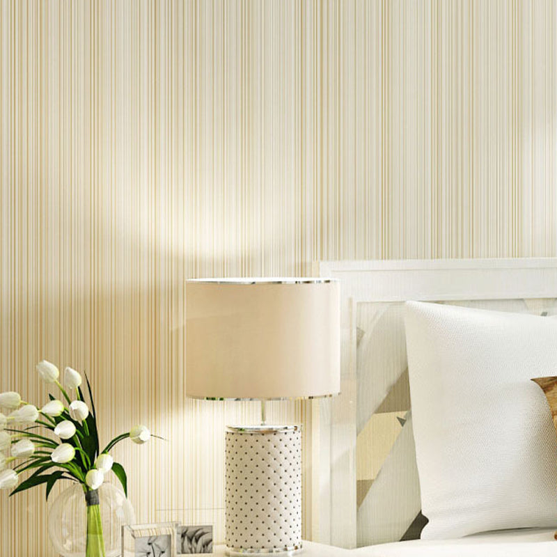 Plain Patterned Wallpaper Stain-Resistant Modernist Living Room Wall Art, 57.1-sq ft Beige 1 Set Clearhalo 'Modern wall decor' 'Modern' 'Wallpaper' Wall Decor' 1696618