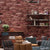 Fake Embossed Brick Wallpaper Steampunk Washable Living Room Wall Decor, 57.1-sq ft Brick Red Clearhalo 'Industrial wall decor' 'Industrial' 'Wallpaper' Wall Decor' 1696747