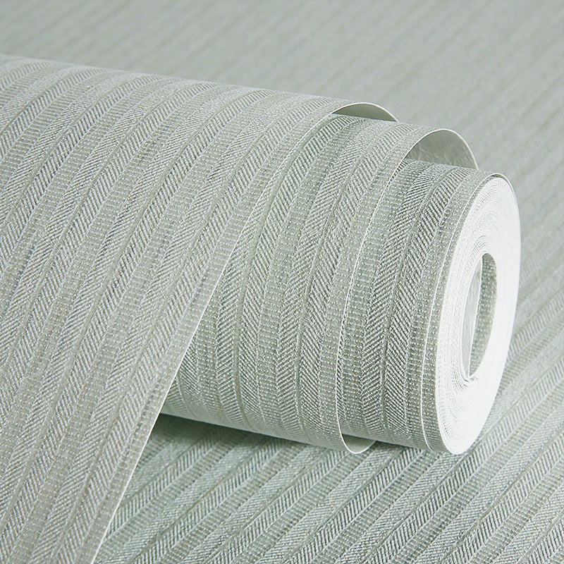 Elegant Stripe Print Wallpaper Bedroom Plain Color Wall Covering, 33' L x 20.5" W Dark Gray Clearhalo 'Modern wall decor' 'Modern' 'Wallpaper' Wall Decor' 1696883