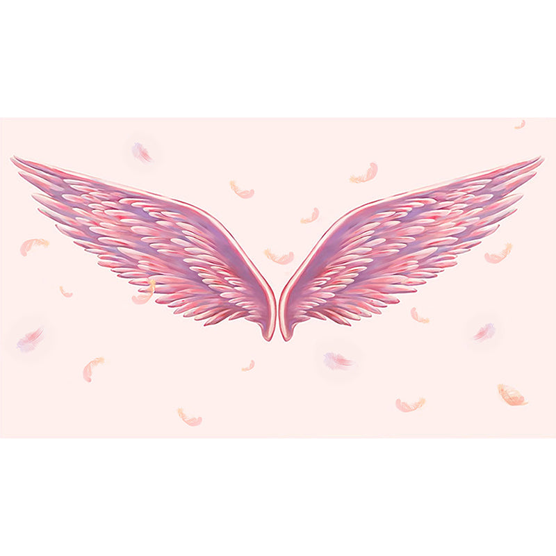 Large Bird Wing Mural Wallpaper Modern Natural Animals Wall Decor in Pastel Color Clearhalo 'Wall Decor' 'Wall Mural' 1696975