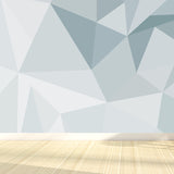 Contemporary Diamond Pattern Mural Decal Light Color Dining Room Wall Art, Personalized Clearhalo 'Wall Decor' 'Wall Mural' 1697128