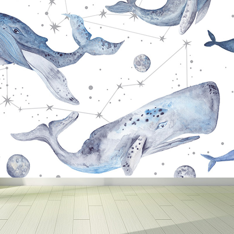 Large Whale Wall Decal Cute Whale Wall Sticker Friendly Whale Children's  Room Bedroom Decor Marine Life Art Decal Decor Z700 - AliExpress