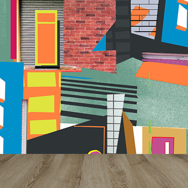 Close-Up Abstract Wall Mural Modern Non-Woven Material Wall Decor for Living Room Clearhalo 'Wall Decor' 'Wall Mural' 1697263