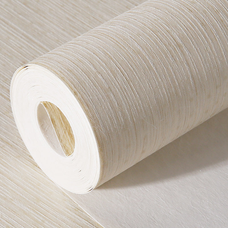 Textured Light Color Wallpaper Contemporary Plain Wall Covering, 33' L x 20.5" W Beige 1 Set Clearhalo 'Modern wall decor' 'Modern' 'Wallpaper' Wall Decor' 1697476