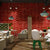 Compact Brick Pattern Wallpaper Roll Restaurant Architectural Wall Decor, 33' x 20.5" Red Clearhalo 'Industrial wall decor' 'Industrial' 'Wallpaper' Wall Decor' 1697698