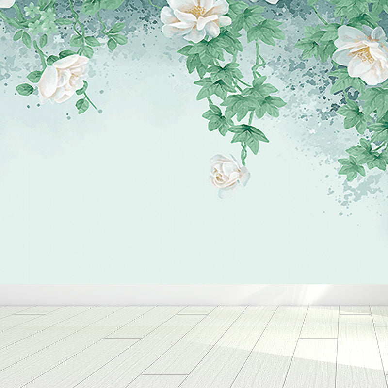 Modern Florentine Wall Mural Non-Woven Waterproof Light Color Wall Art for Bedroom Clearhalo 'Wall Decor' 'Wall Mural' 1697741