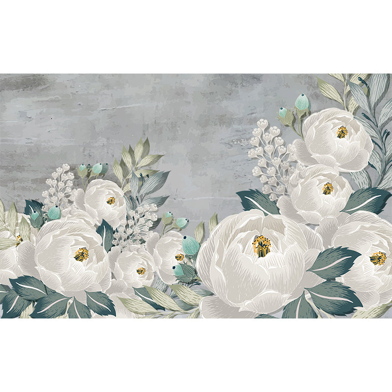 Modern Florentine Wall Mural Non-Woven Waterproof Light Color Wall Art for Bedroom Clearhalo 'Wall Decor' 'Wall Mural' 1697748