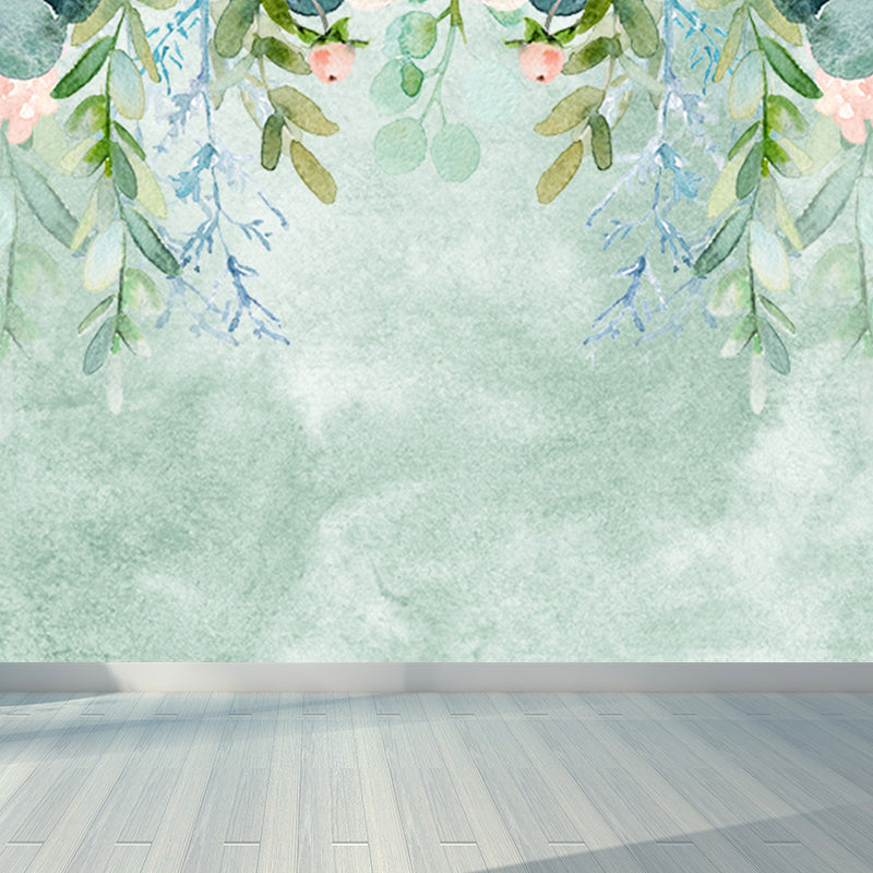 Modern Florentine Wall Mural Non-Woven Waterproof Light Color Wall Art for Bedroom Grey Clearhalo 'Wall Decor' 'Wall Mural' 1697750