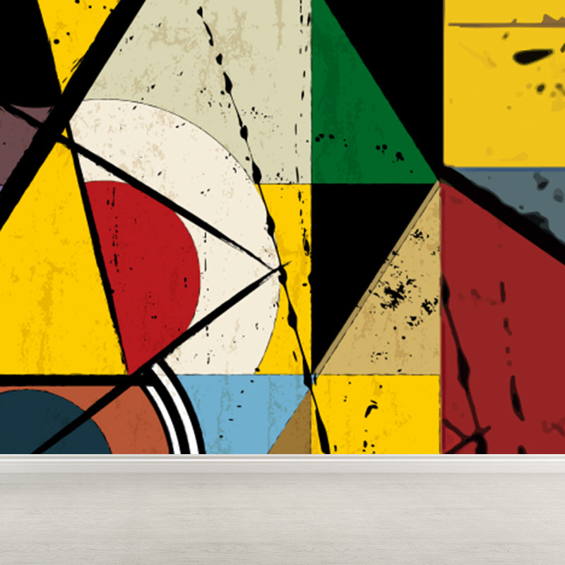 Light Color Graphic Wall Mural for Decoration Contemporary Living Room Wall Covering Clearhalo 'Wall Decor' 'Wall Mural' 1697772