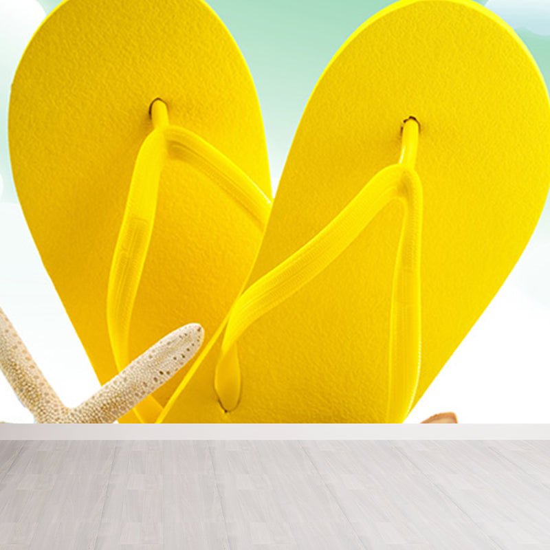 Novelty Scenery Wall Paper Mural for Child Bedroom, Pastel Color, Stain Resistant Clearhalo 'Wall Decor' 'Wall Mural' 1697875