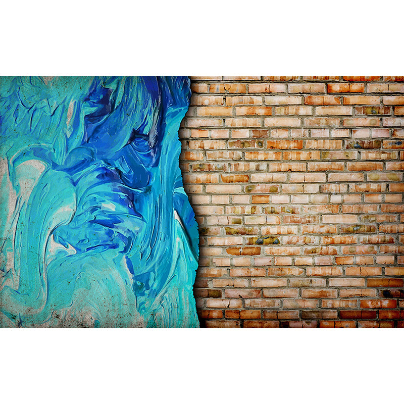 Novelty Scenery Wall Paper Mural for Child Bedroom, Pastel Color, Stain Resistant Clearhalo 'Wall Decor' 'Wall Mural' 1697893