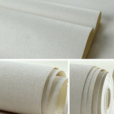 Light Color Solid Wallpaper Roll Waterproofing Minimalism Bedroom Wall Decoration