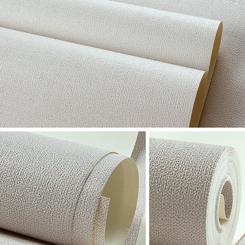 Pastel Color Modern Wallpaper 31' L x 20.5" W Plain Pattern Wall Covering for Bedroom Clearhalo 'Modern wall decor' 'Modern' 'Wallpaper' Wall Decor' 1698047