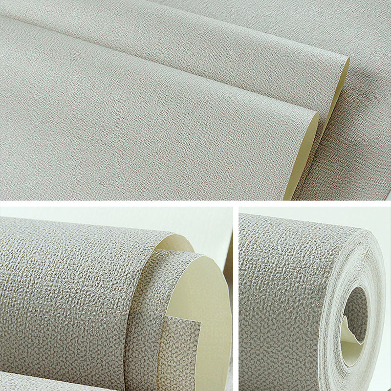 Pastel Color Modern Wallpaper 31' L x 20.5" W Plain Pattern Wall Covering for Bedroom Clearhalo 'Modern wall decor' 'Modern' 'Wallpaper' Wall Decor' 1698049