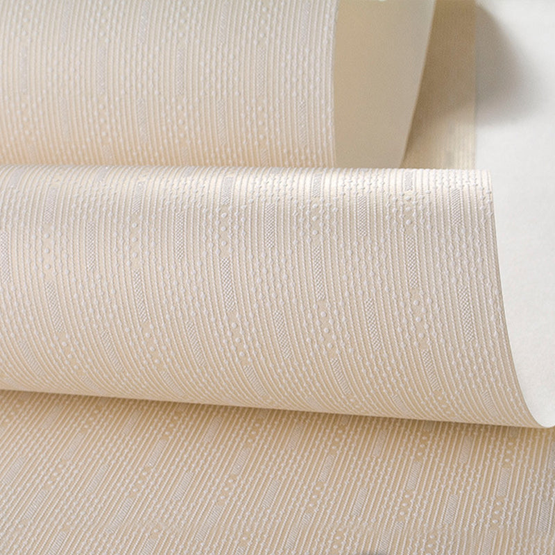 Simple Lattice Print Plain Wallpaper for Accent Wall 31' x 20.5" Wall Covering in Soft Color Beige 1 Set Clearhalo 'Modern wall decor' 'Modern' 'Wallpaper' Wall Decor' 1698108