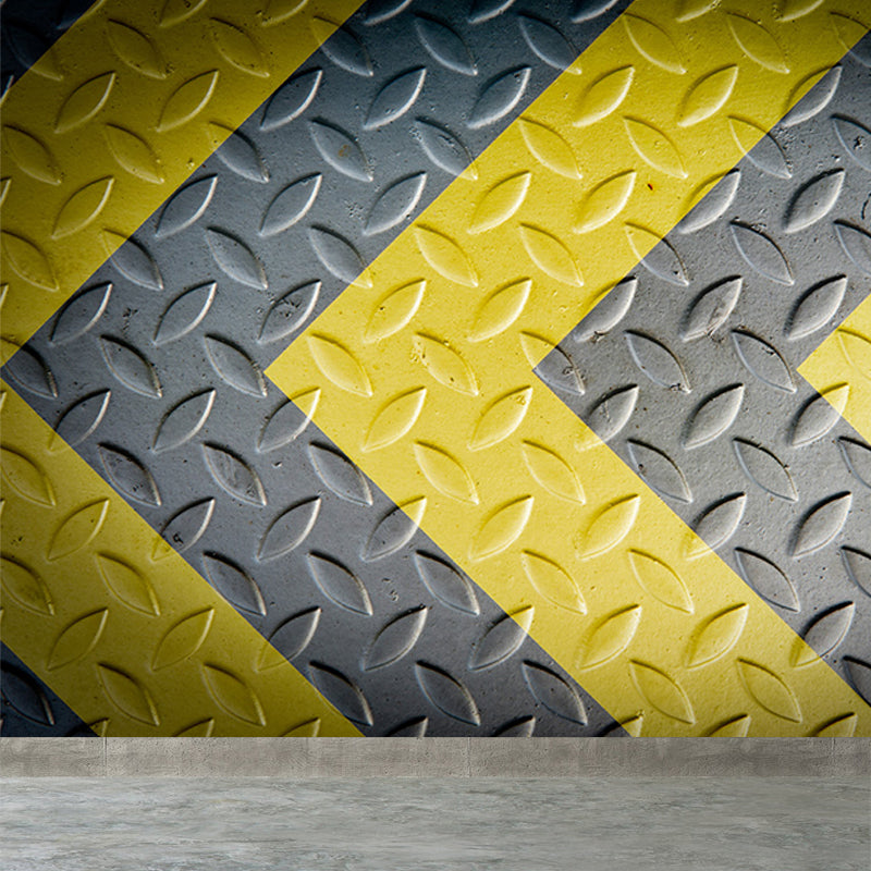 Non-Woven Textured Decorative Mural Decal Industrial Geometry Pattern Wall Covering Clearhalo 'Wall Decor' 'Wall Mural' 1698134