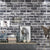 Industrial Faux Brick Wallpaper Pastel Color Moisture Resistant Wall Decor for Restaurant Dark Gray Clearhalo 'Industrial wall decor' 'Industrial' 'Wallpaper' Wall Decor' 1698224