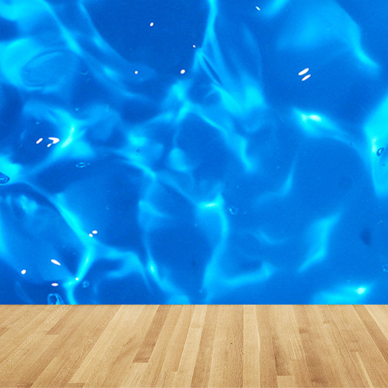 Kids Style Sparkling Brine Mural Blue Waterproofing Wall Decor for Children Bedroom Blue Design 1 Clearhalo 'Wall Decor' 'Wall Mural' 1698309