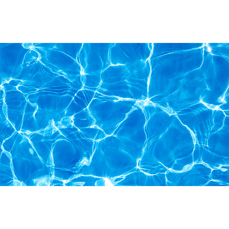 Kids Style Sparkling Brine Mural Blue Waterproofing Wall Decor for Children Bedroom Clearhalo 'Wall Decor' 'Wall Mural' 1698327