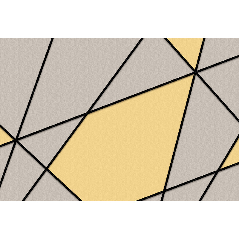 Soft Color Geometry Pattern Mural Moisture-Proofing Wall Covering for Dining Room Clearhalo 'Wall Decor' 'Wall Mural' 1698835