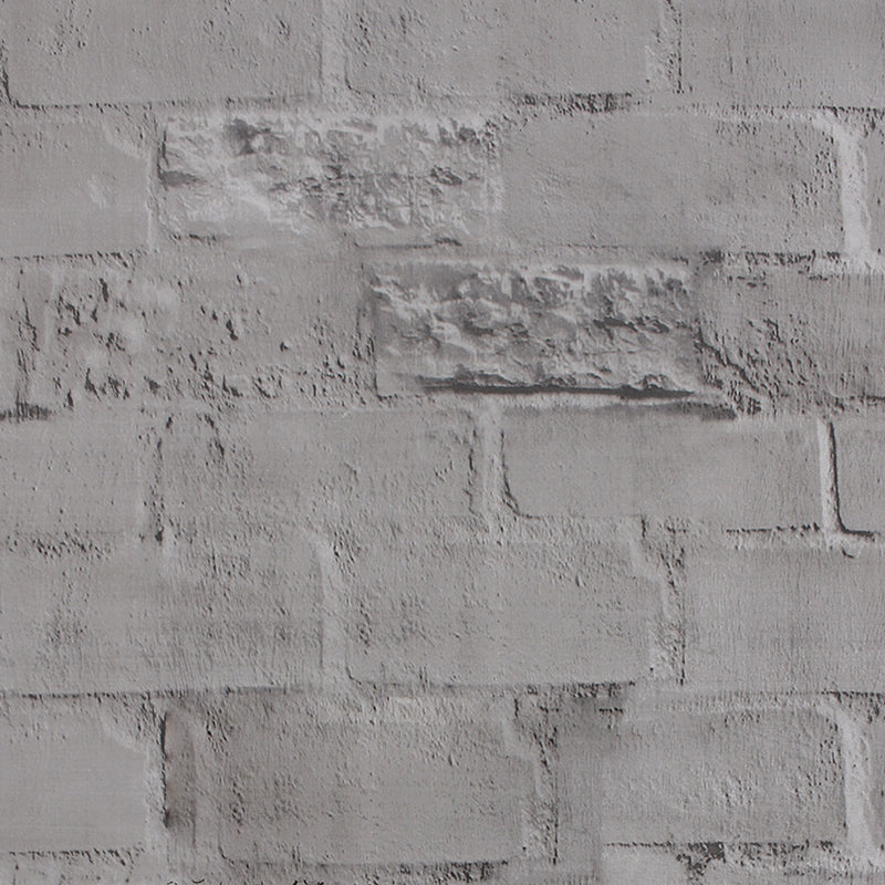 Removable Faux Rock Brick Wallpaper Industrial PVC Wall Covering, 19.5' L x 17.5" W Clearhalo 'Industrial wall decor' 'Industrial' 'Wallpaper' Wall Decor' 1699002