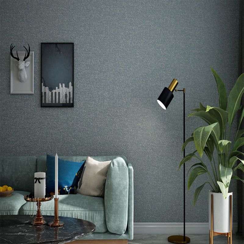 Soft Color Solid Wallpaper Minimalistic Moisture Resistant Wall Decor for Bedroom Blue 1 Set Clearhalo 'Modern wall decor' 'Modern' 'Wallpaper' Wall Decor' 1699179