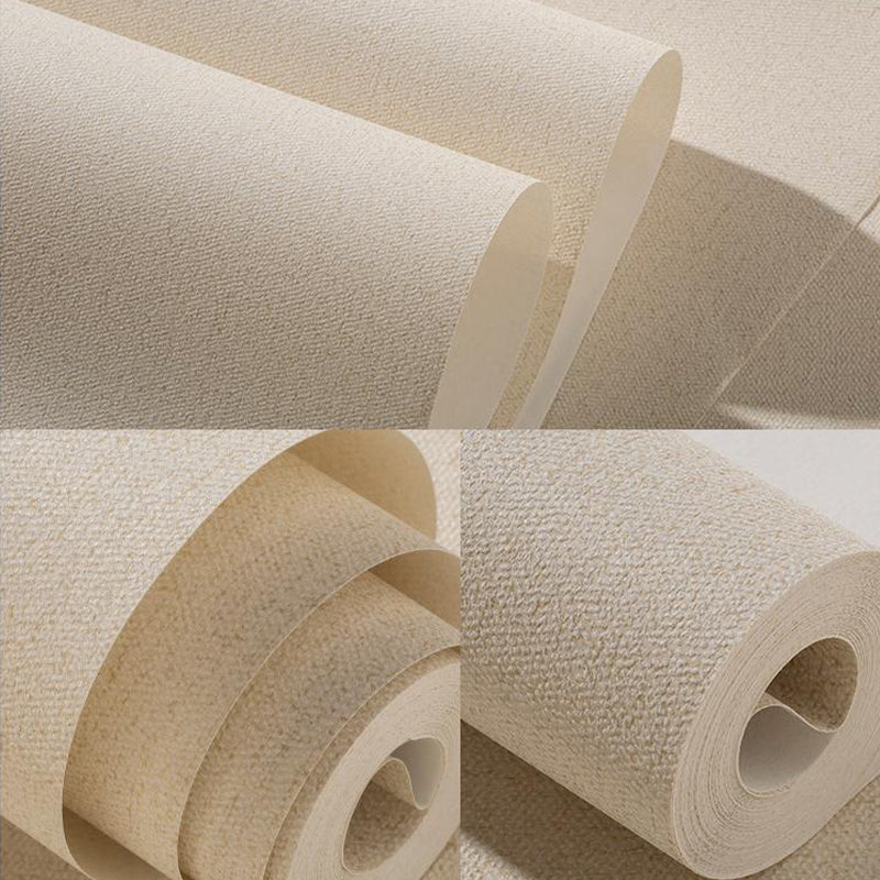 Soft Color Solid Wallpaper Minimalistic Moisture Resistant Wall Decor for Bedroom Clearhalo 'Modern wall decor' 'Modern' 'Wallpaper' Wall Decor' 1699189