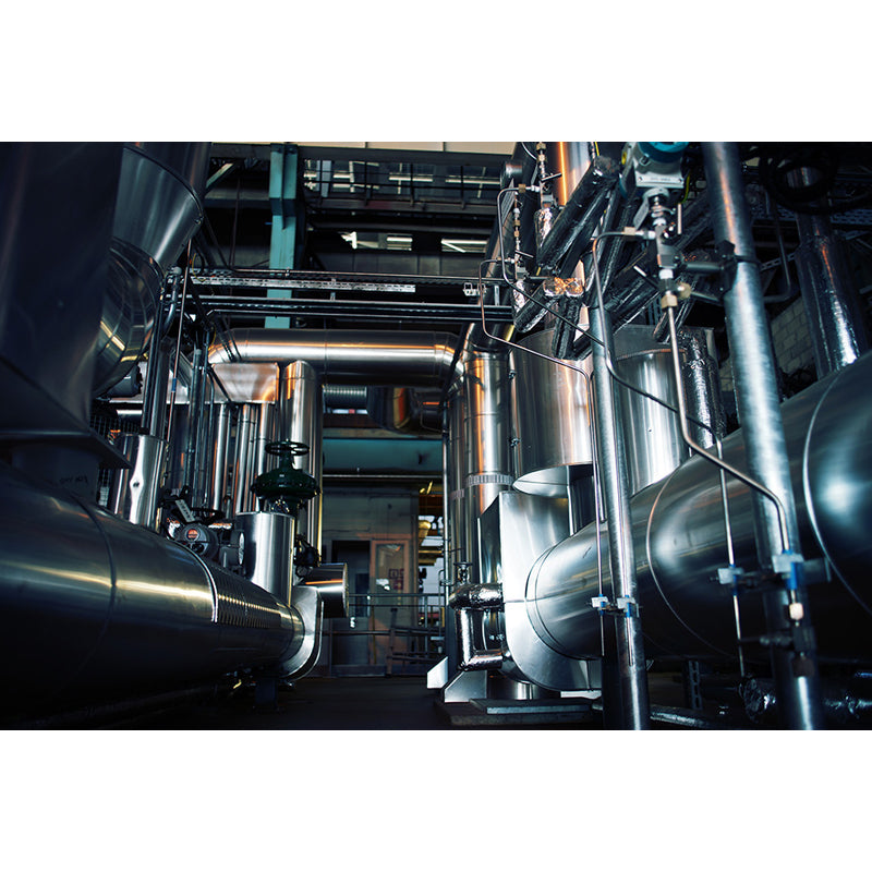 Dark Color Machinery Mural Wallpaper Metal Industrial Washable Wall Covering for Kitchen Clearhalo 'Wall Decor' 'Wall Mural' 1699245