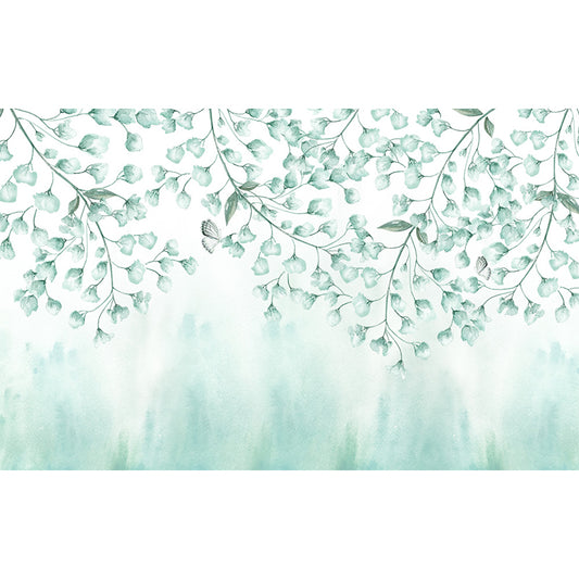 Non-Woven Cloth Decorative Mural Decal Modern Vine Wall Covering in Pastel Color Clearhalo 'Wall Decor' 'Wall Mural' 1699399